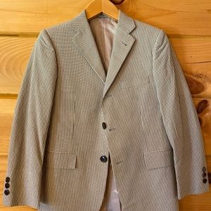 His First Hickey Freeman 100% Cotton Sports Coat Size 8 boys
